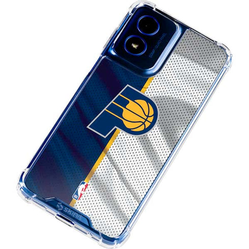 NBA Indiana Pacers Away Jersey Moto G 5G (2024) Clear Case